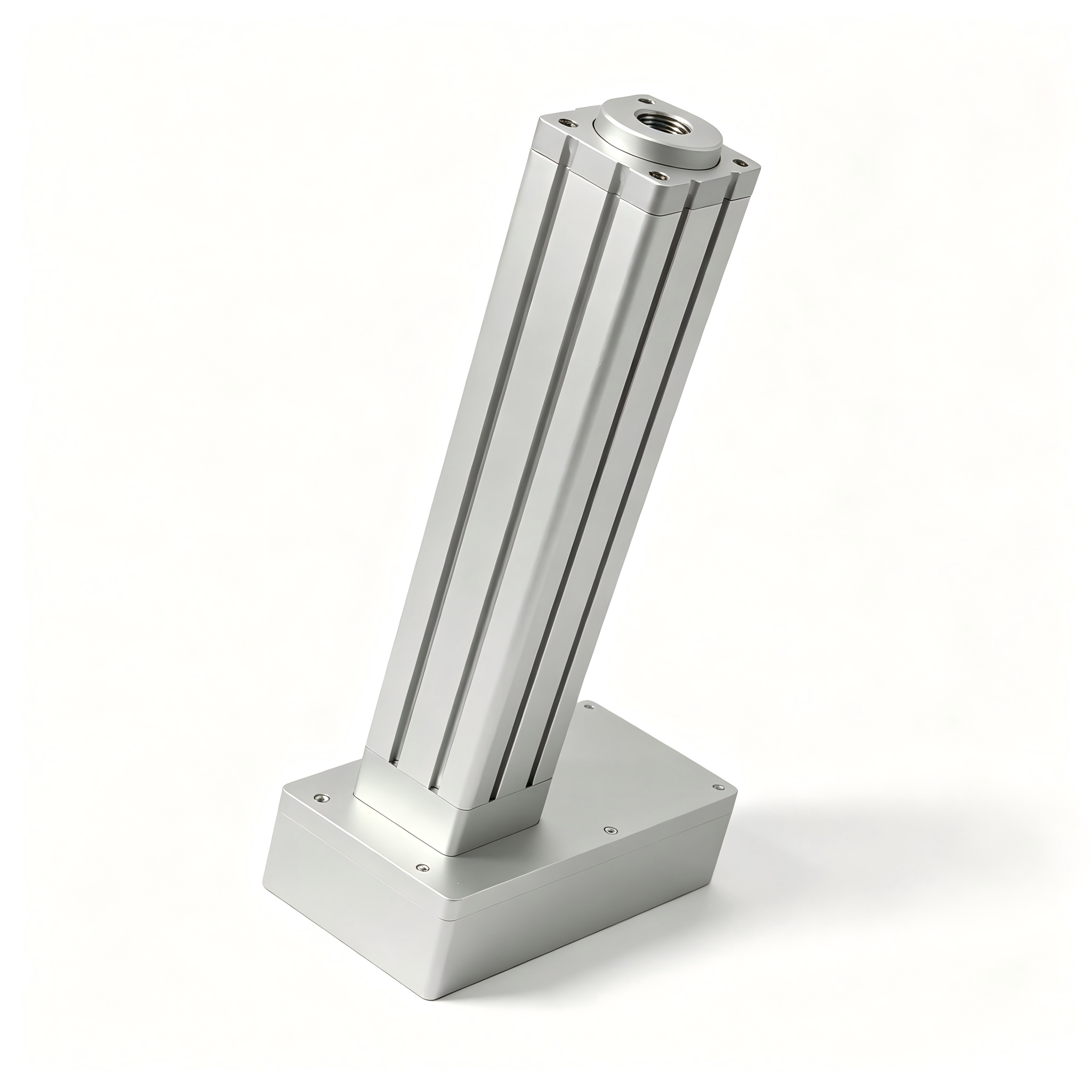 Cilindro elétrico linear industrial Z20, atuador vertical de perfil de alumínio com base quadrada, conector M24x1.5 para equipamentos de automação