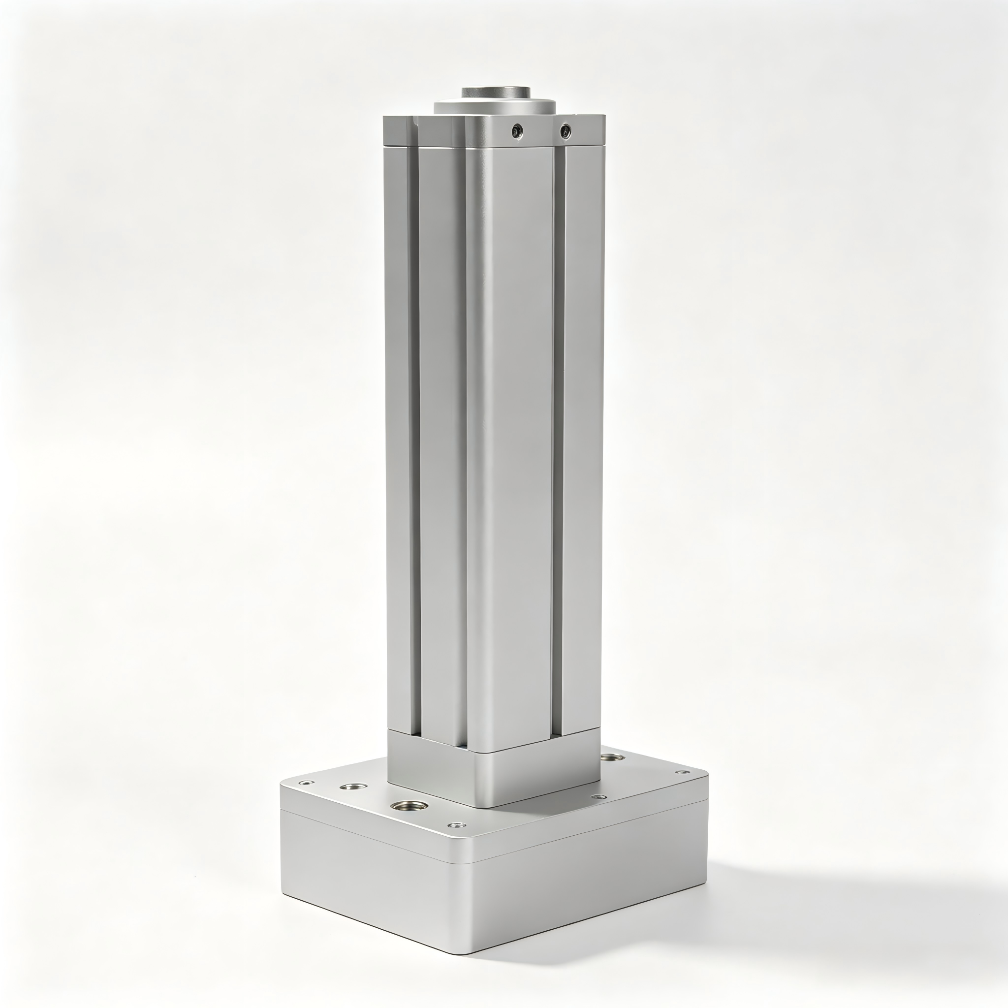 Cilindro elétrico linear industrial Z20, atuador vertical de perfil de alumínio com base quadrada, conector M24x1.5 para equipamentos de automação